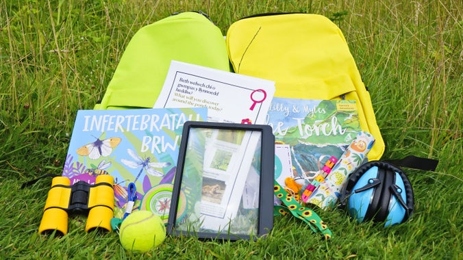 Explorer Backpacks at Dyffryn Gardens, Vale of Glamorgan